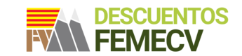 Logo del Descuentos FEMECV. Ir a la página de inicio.